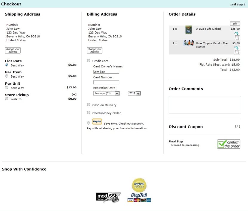 Fast and Easy Ajax Checkout for Zen Cart Fast and Easy Ajax Checkout for Zen Cart